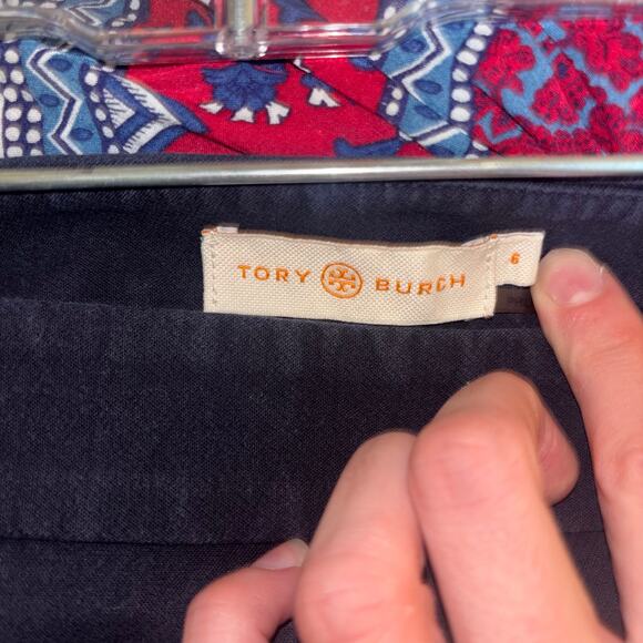 Tory Burch Legging Trousers- Navy Slim Fit Stretch Pants – Size 6 - Picture 12 of 15